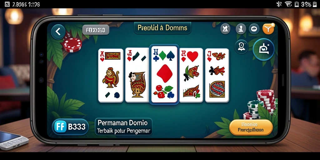 Screenshot gameplay FB333 menampilkan momen seru permainan Domino.