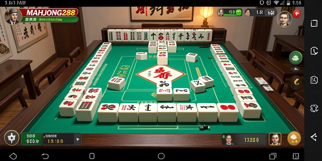 Tampilan gameplay seru yang menantang di MAHJONG288.